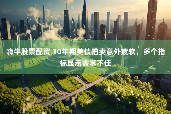 嗨牛股票配资 10年期美债拍卖意外疲软，多个指标显示需求不佳