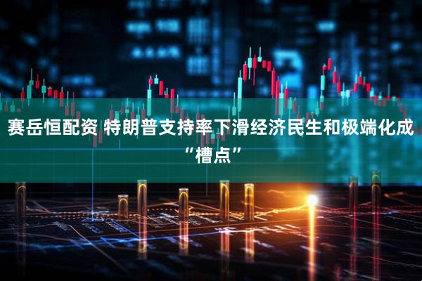 赛岳恒配资 特朗普支持率下滑　经济民生和极端化成“槽点”
